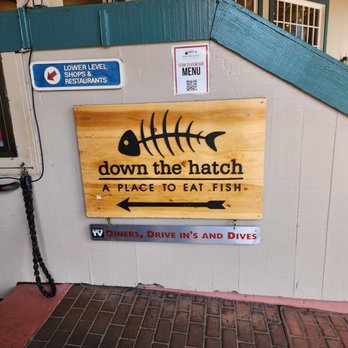 Down the Hatch Maui - Signage - Seafood Near Me - Lahaina, Hawaii Down the Hatch Maui - Signage - Seafood Near Me - Lahaina, Hawaii
