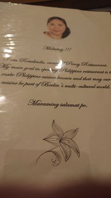 Menu photo 1 Pinoy Berlin, BE