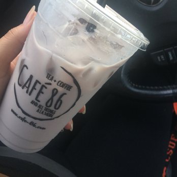 Cafe 86 - Ube milk tea - Desserts Near Me - Artesia, California Cafe 86 - Ube milk tea - Desserts Near Me - Artesia, California