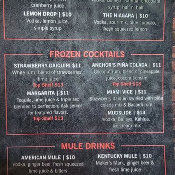 Anchor Bar - Menu - Chicken Wings Near Me - Niagara Falls, New York