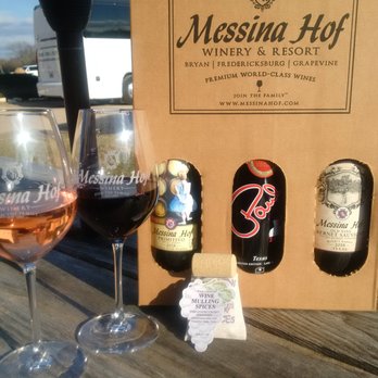 Messina Hof Winery - Wine Club December pick up - Wine Tours Near Me - Bryan, Texas Messina Hof Winery - Wine Club December pick up - Wine Tours Near Me - Bryan, Texas