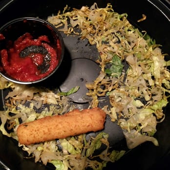 Angeli's Restaurant - The "lettuce" that came with our mozzarella sticks. - Italian Near Me - Naperville, Illinois