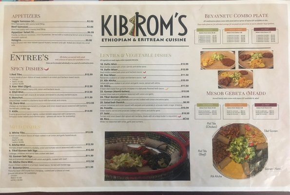 Kibrom's Ethiopean & Eritrean Food by null