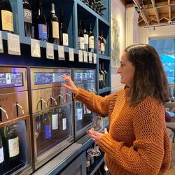 Self-serve wine stations poured by the ounce!