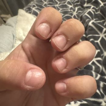 Diamond Nail Bar - Bad nail prep for a full set of acrylic - Nail Salons Near Me - Lady Lake, Florida Diamond Nail Bar - Bad nail prep for a full set of acrylic - Nail Salons Near Me - Lady Lake, Florida