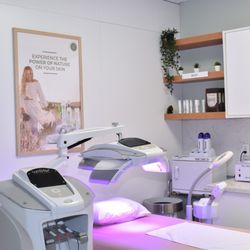 Natura Hair Removal & Skin Care - Facial + LED treatment room