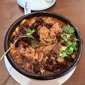Jade Dumpling - Spicy pork blood and tripe soup - Chinese Near Me - Jacksonville, Florida Jade Dumpling - Spicy pork blood and tripe soup - Chinese Near Me - Jacksonville, Florida
