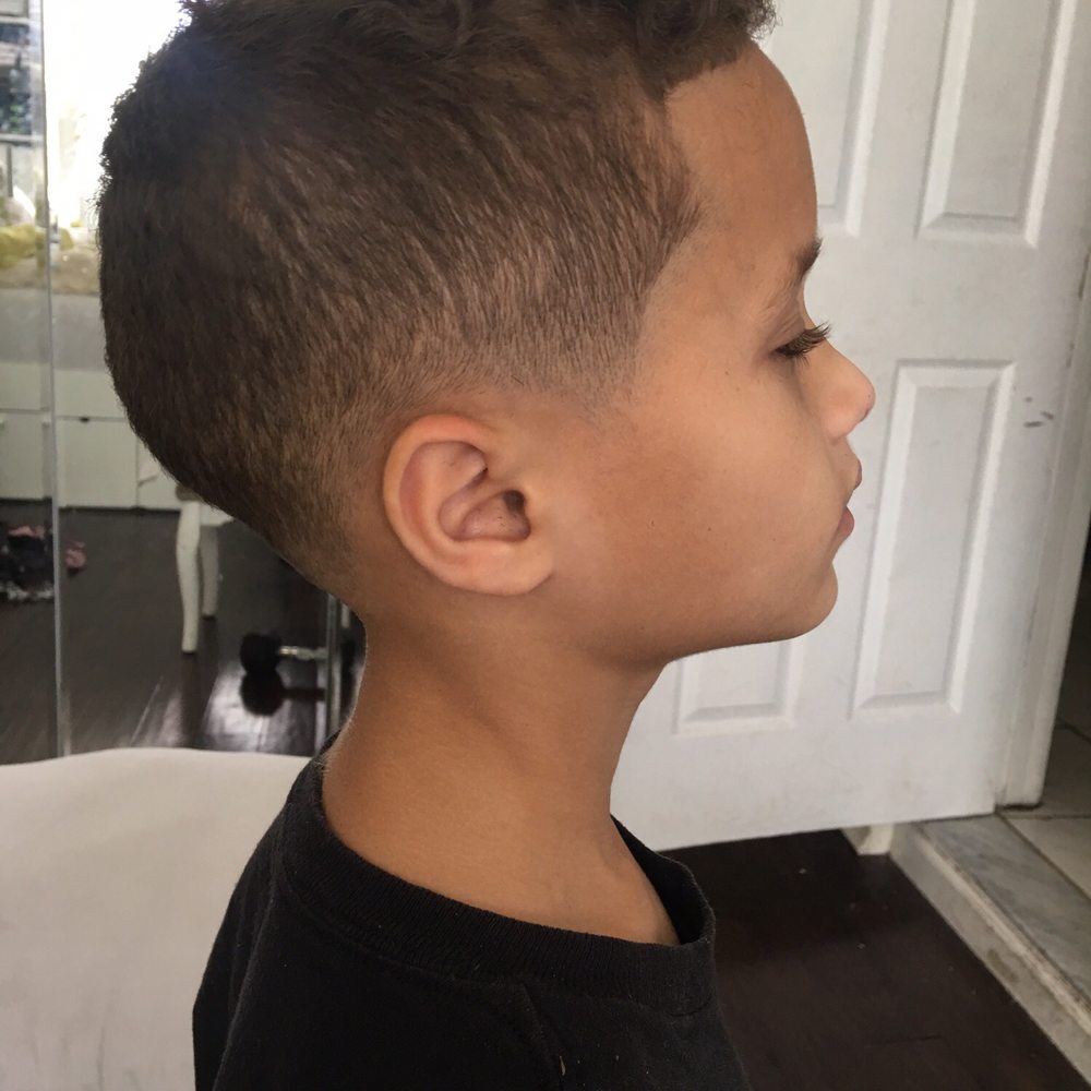 Trucutz -  Midtown - Picture of my son after the cut at home - Barbers Near Me - Miami, Florida