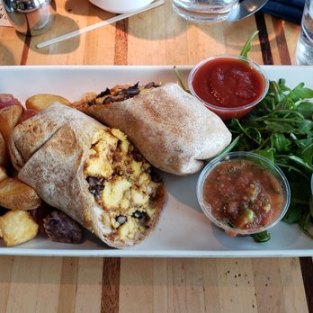 Root Down DIA - Breakfast Burrito - New American Near Me - Denver, Colorado Root Down DIA - Breakfast Burrito - New American Near Me - Denver, Colorado