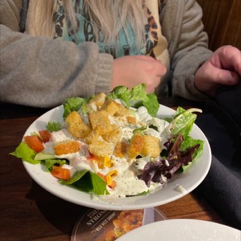 LongHorn Steakhouse - Salad with ranch - Steakhouses Near Me - Charleston, West Virginia