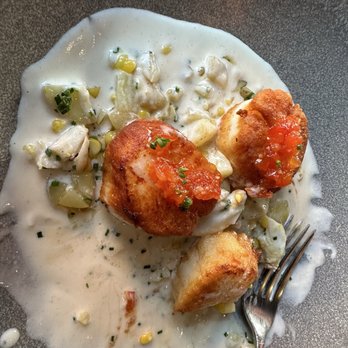 Tolon - Scallops Meal - New American Near Me - Fort Wayne, Indiana