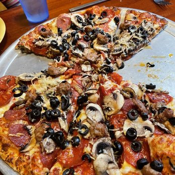 Track Town Pizza - Olympian Pizza (Large) - Pizza Near Me - Eugene, Oregon Track Town Pizza - Olympian Pizza (Large) - Pizza Near Me - Eugene, Oregon