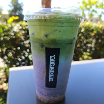 Paderia Bakehouse - Blueberry Yuzu Double Matcha Latte - Bakeries Near Me - Irvine, California