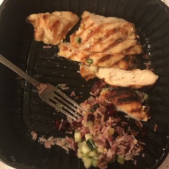 Applebee's Grill + Bar - $10 for a breast of chicken and 1/3C of rice? You've lost your mind. Not ordering to-go again. - American Near Me - Belleville, Michigan Applebee's Grill + Bar - $10 for a breast of chicken and 1/3C of rice? You've lost your mind. Not ordering to-go again. - American Near Me - Belleville, Michigan