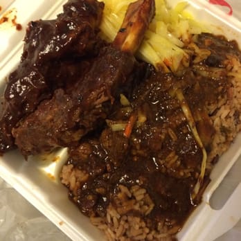 Flames Restaurant - Ribs with rice and peas - Caribbean Near Me - Mattapan, Massachusetts Flames Restaurant - Ribs with rice and peas - Caribbean Near Me - Mattapan, Massachusetts