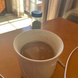 Took a coffee to go!