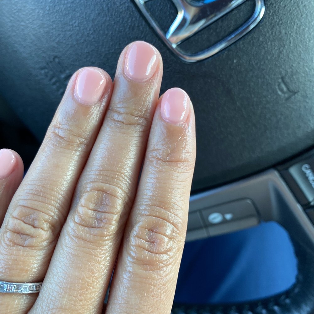 My first gel mani here My first gel mani here