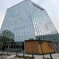 Our new office is on the third floor in this building to the right of LA fitness and across from North Italia!