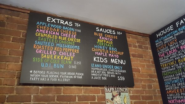 Menu photo 6 Local Burger Northampton, MA