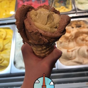 Amorino - Pistachio and Nutella! - Ice Cream & Frozen Yogurt Near Me - Paris, 75 Amorino - Pistachio and Nutella! - Ice Cream & Frozen Yogurt Near Me - Paris, 75
