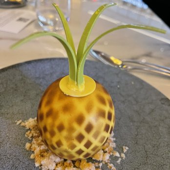 Spago - Spongebob inspired pineapple dessert. - New American Near Me - Las Vegas, Nevada
