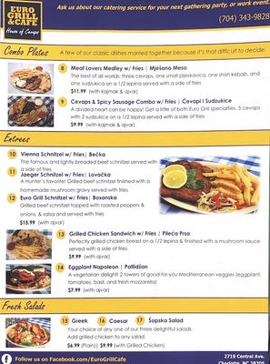 Menu photo 6 Euro Grill & Cafe Charlotte, NC Menu photo 6 Euro Grill & Cafe Charlotte, NC
