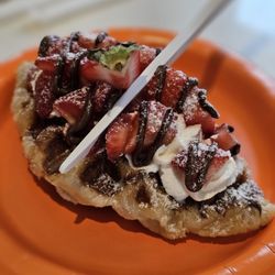 Strawberry Nutella Croffle
