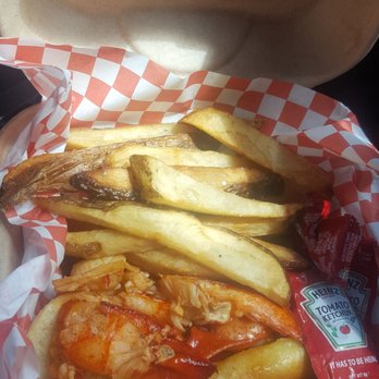 ABC Lobster - Connecticut lobster roll with fries and coleslaw - Seafood Near Me - Davie, Florida ABC Lobster - Connecticut lobster roll with fries and coleslaw - Seafood Near Me - Davie, Florida