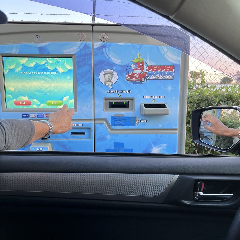 Pepper Express - Kiosk - Car Wash Near Me - Colton, California Pepper Express - Kiosk - Car Wash Near Me - Colton, California