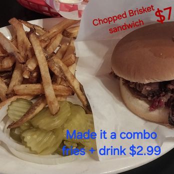 J Cody's Steaks and BBQ - April 2025 Brisket was tasty! They still need to learn to do fries. Too greasy. - Barbeque Near Me - Bryan, Texas