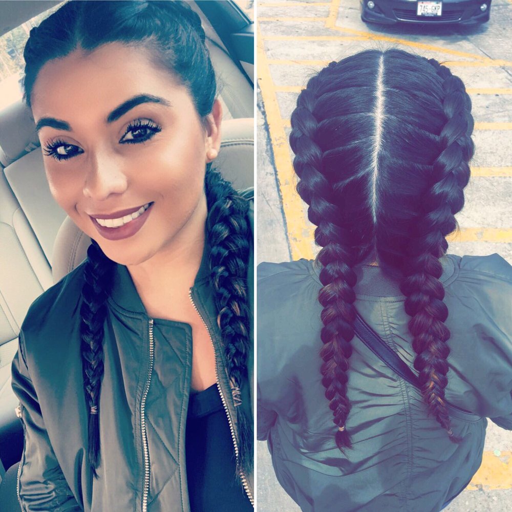 Angeles always does such a great job and keeps me feeling beautiful! I went in for a trim and she did the braids after!