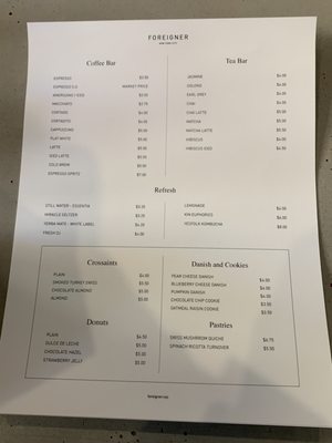 Menu photo 6 Foreigner New York, NY