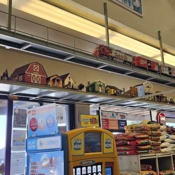 Gualala Supermarket - Awesome model train running overhead - Grocery Near Me - Gualala, California Gualala Supermarket - Awesome model train running overhead - Grocery Near Me - Gualala, California
