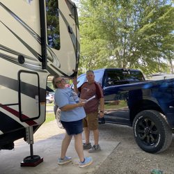Treasure Isle RV Park - Concrete pads