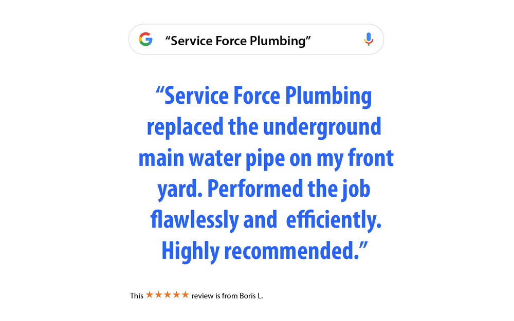 Slide of Service Force Plumbing