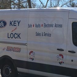 Aaa Key and Lock - Side of their van - they make house calls!