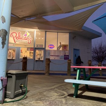 Pelican's Snoballs - Nice little eating area - Shaved Ice Near Me - Clovis, California Pelican's Snoballs - Nice little eating area - Shaved Ice Near Me - Clovis, California