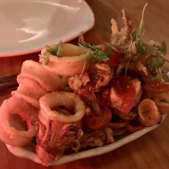 Chino Latino - Calamari - wished it was crispy - Asian Fusion Near Me - London, XGL Chino Latino - Calamari - wished it was crispy - Asian Fusion Near Me - London, XGL