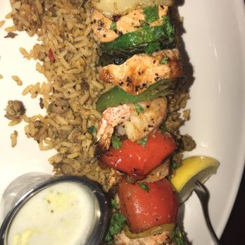 Pappadeaux Seafood Kitchen - Only HALF of the full MIXED GRILL entree - my favorite! - Seafood Near Me - Austin, Texas Pappadeaux Seafood Kitchen - Only HALF of the full MIXED GRILL entree - my favorite! - Seafood Near Me - Austin, Texas