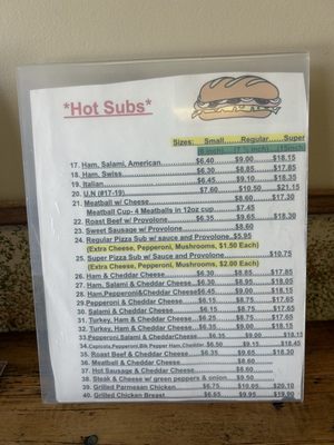 Menu photo 3 Sal Mari's Sub Shops Chester, WV Menu photo 3 Sal Mari's Sub Shops Chester, WV