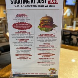 Lunch specials have changed.