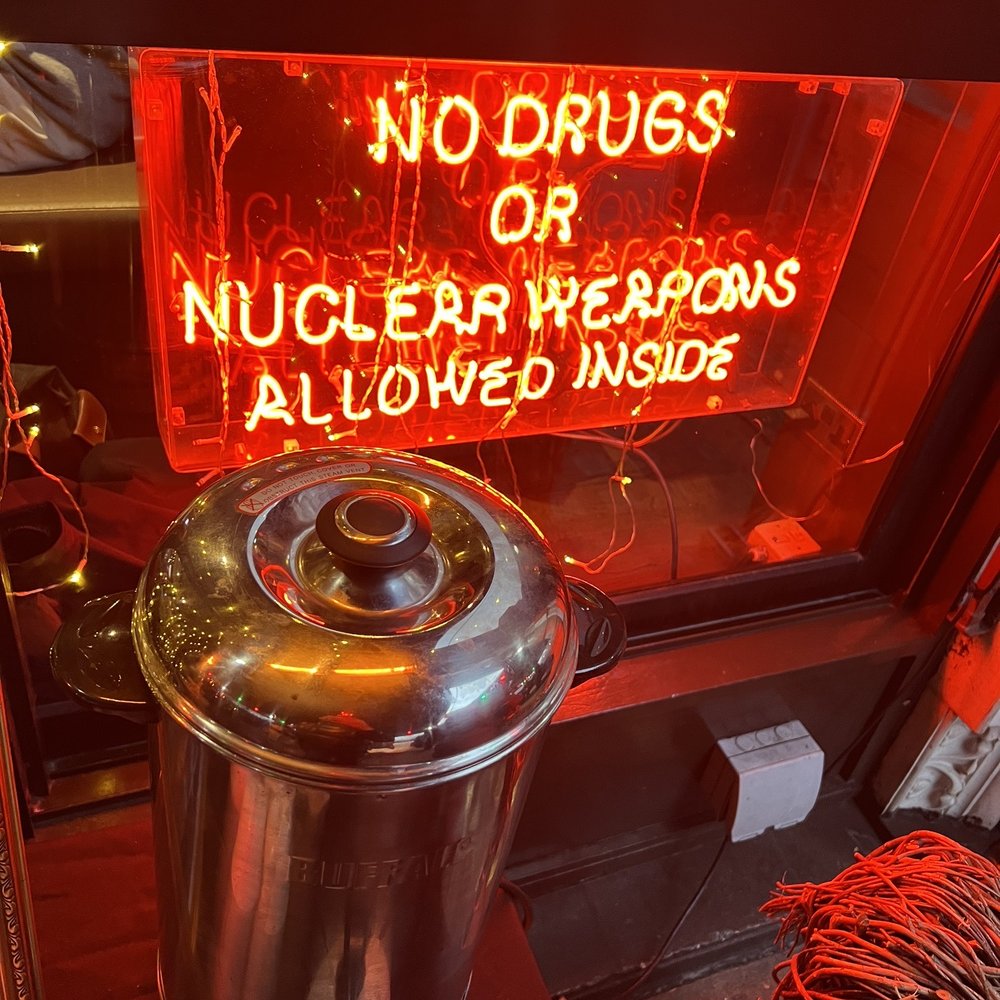 I found this signage to be alarming