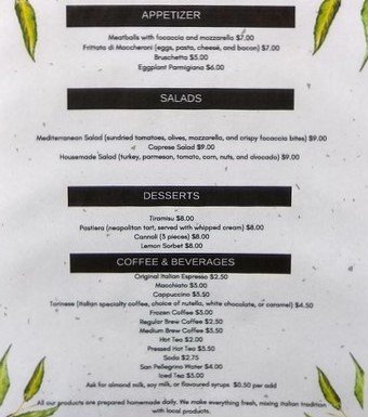 Menu photo 3 Mattarello Cooking Lab San Diego, CA