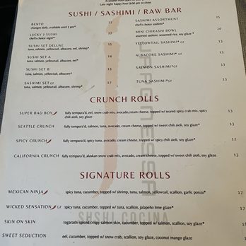 Japonessa Sushi Cocina - HH menu - Japanese Near Me - Seattle, Washington Japonessa Sushi Cocina - HH menu - Japanese Near Me - Seattle, Washington
