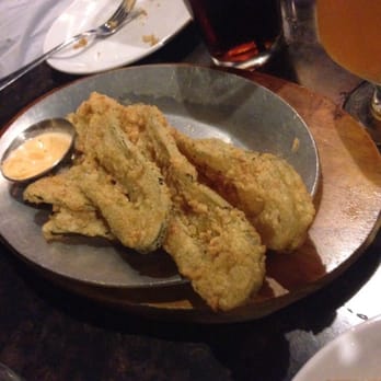 Brick & Brew - Over salted fried pickles. - Pizza Near Me - Havertown, Pennsylvania