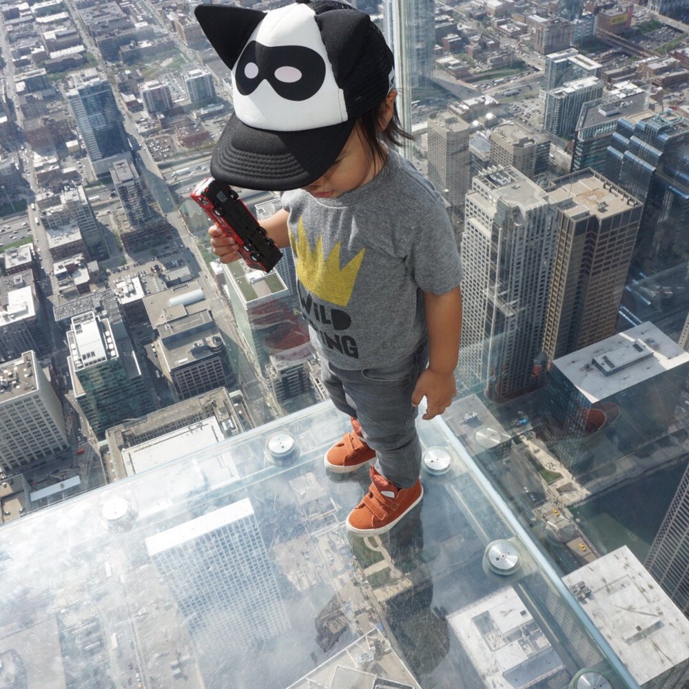 Skydeck - Fearless child - Observatories Near Me - Chicago, Illinois