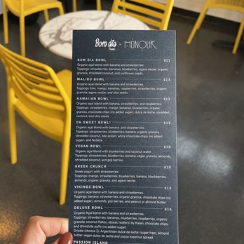 Bom Dia Treats - Menu - Acai Bowls Near Me - Saint Paul, Minnesota Bom Dia Treats - Menu - Acai Bowls Near Me - Saint Paul, Minnesota