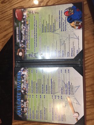 Menu photo 2 Tailgate Tavern Arlington, TX