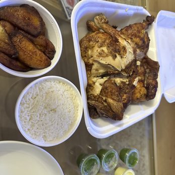 El Pollo Rico - Whole Chicken with Rice and Fried Plantains - Latin American Near Me - Arlington, Virginia El Pollo Rico - Whole Chicken with Rice and Fried Plantains - Latin American Near Me - Arlington, Virginia