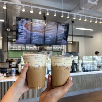 Auria Coffee - Cream top biscoff latte and cream top banana cream latte - Desserts Near Me - Buena Park, California Auria Coffee - Cream top biscoff latte and cream top banana cream latte - Desserts Near Me - Buena Park, California